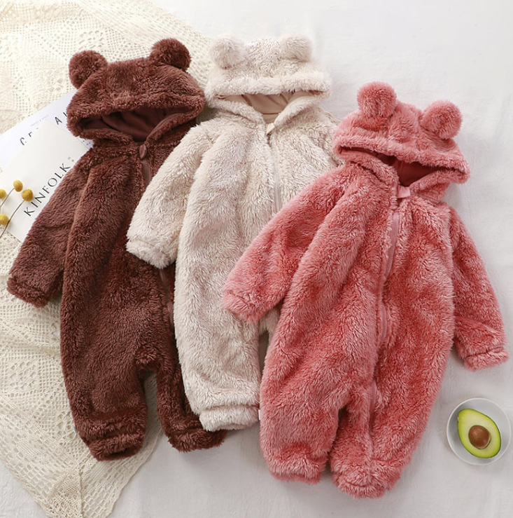 Cozy Zip-Up Flannel Onesie
