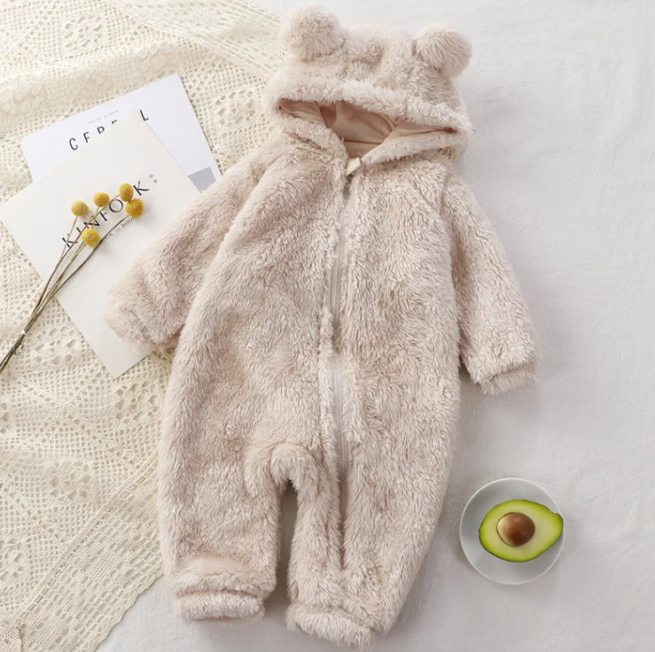 Cozy Zip-Up Flannel Onesie