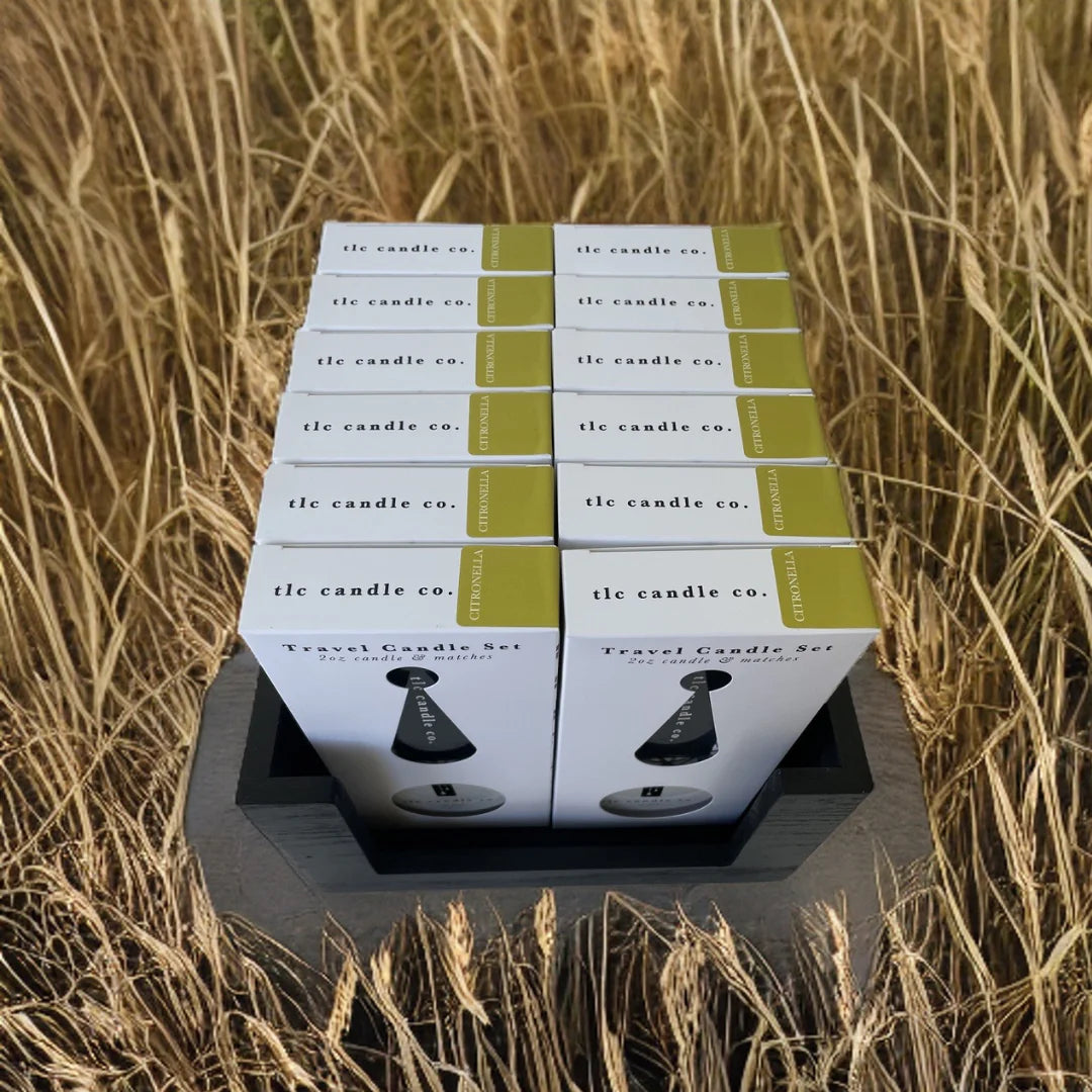"Citronella" Travel Candle Set (12)