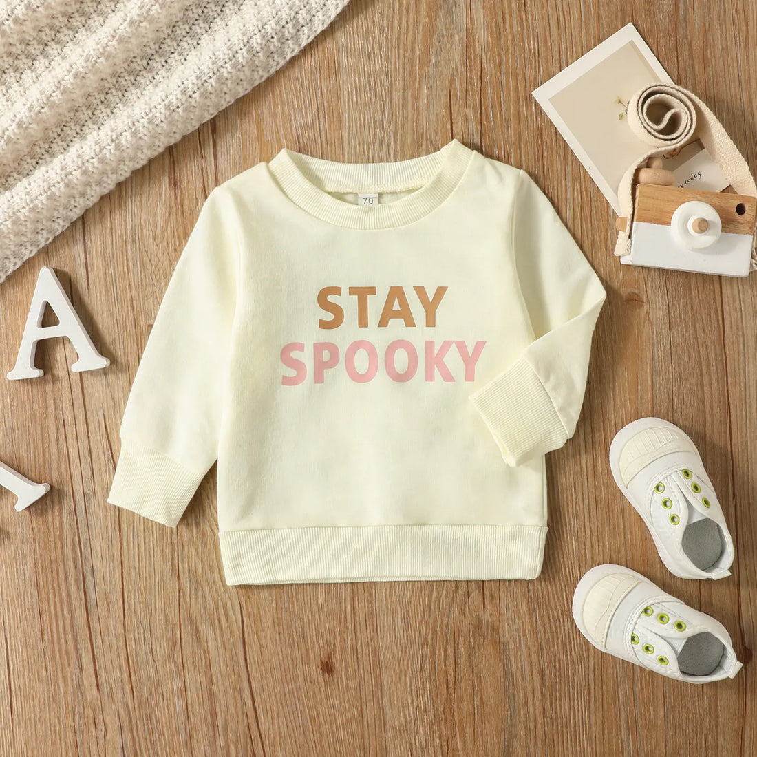 Autumn Winter Ribbed Collar Top