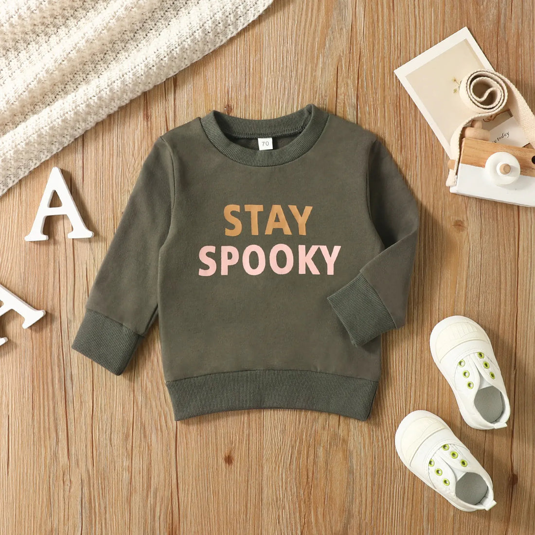 Autumn Winter Ribbed Collar Top