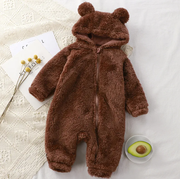 Cozy Zip-Up Flannel Onesie